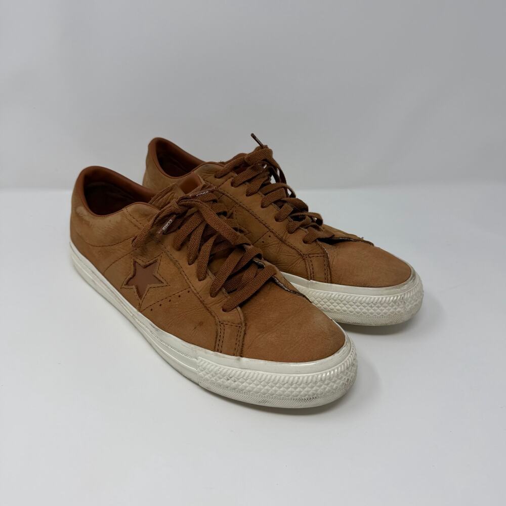 Converse One Star Leather Sneakers Brown Men’s 10 Unisex
